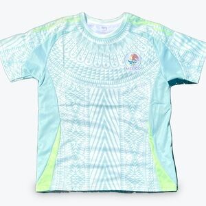 Mexico National soccer jersey in Light Blue and Green